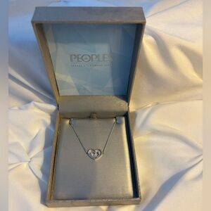 Silver Heart Bracelet by Peoples